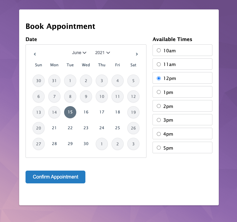 Book Appointment