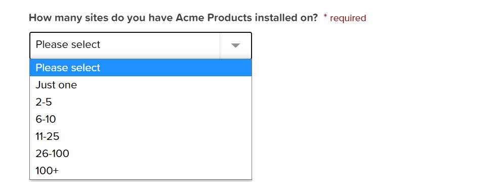 Dropdown