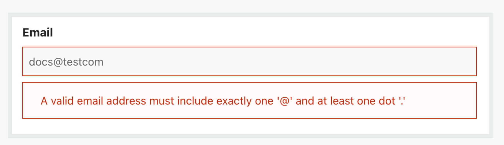 Error Message