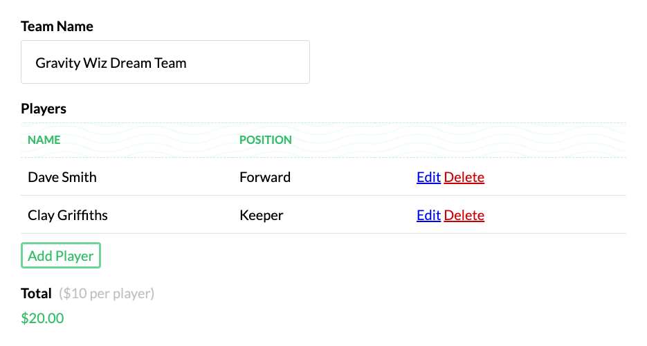 Nested Form