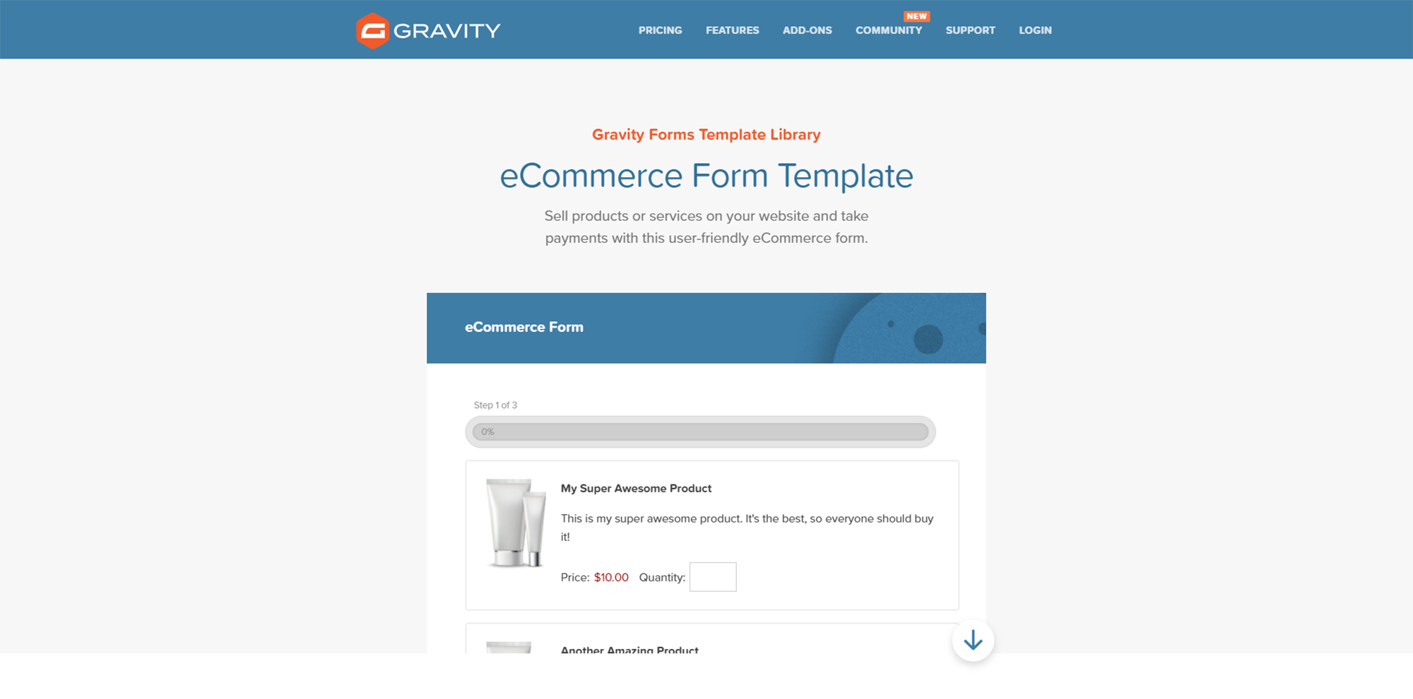 Payment Form Template