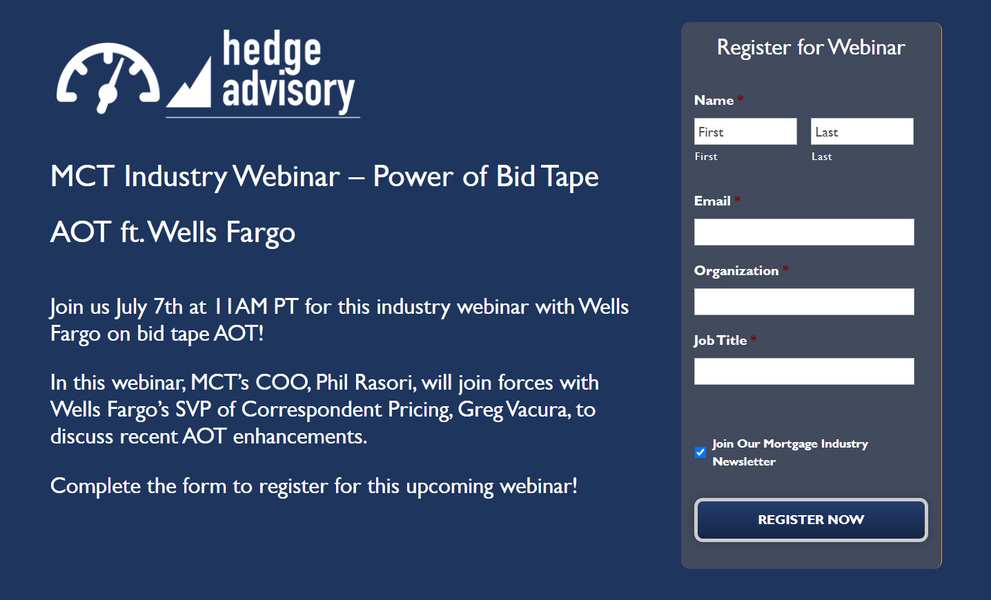 Register for a Webinar