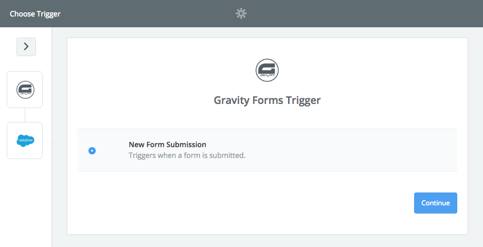 form submission trigger setting