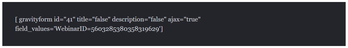 Shortcode