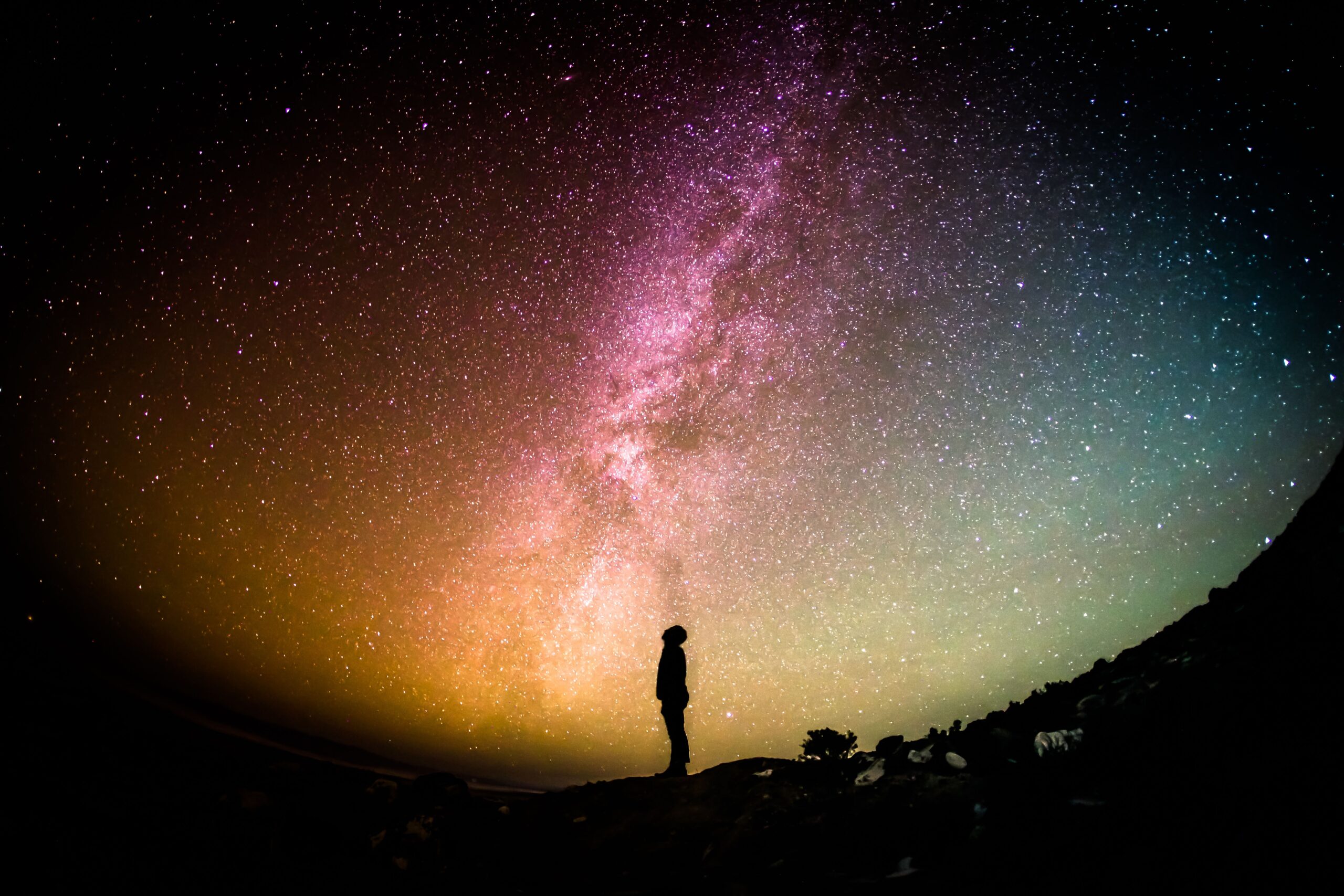 Person looking at stars section header