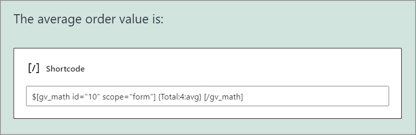 shortcode-block