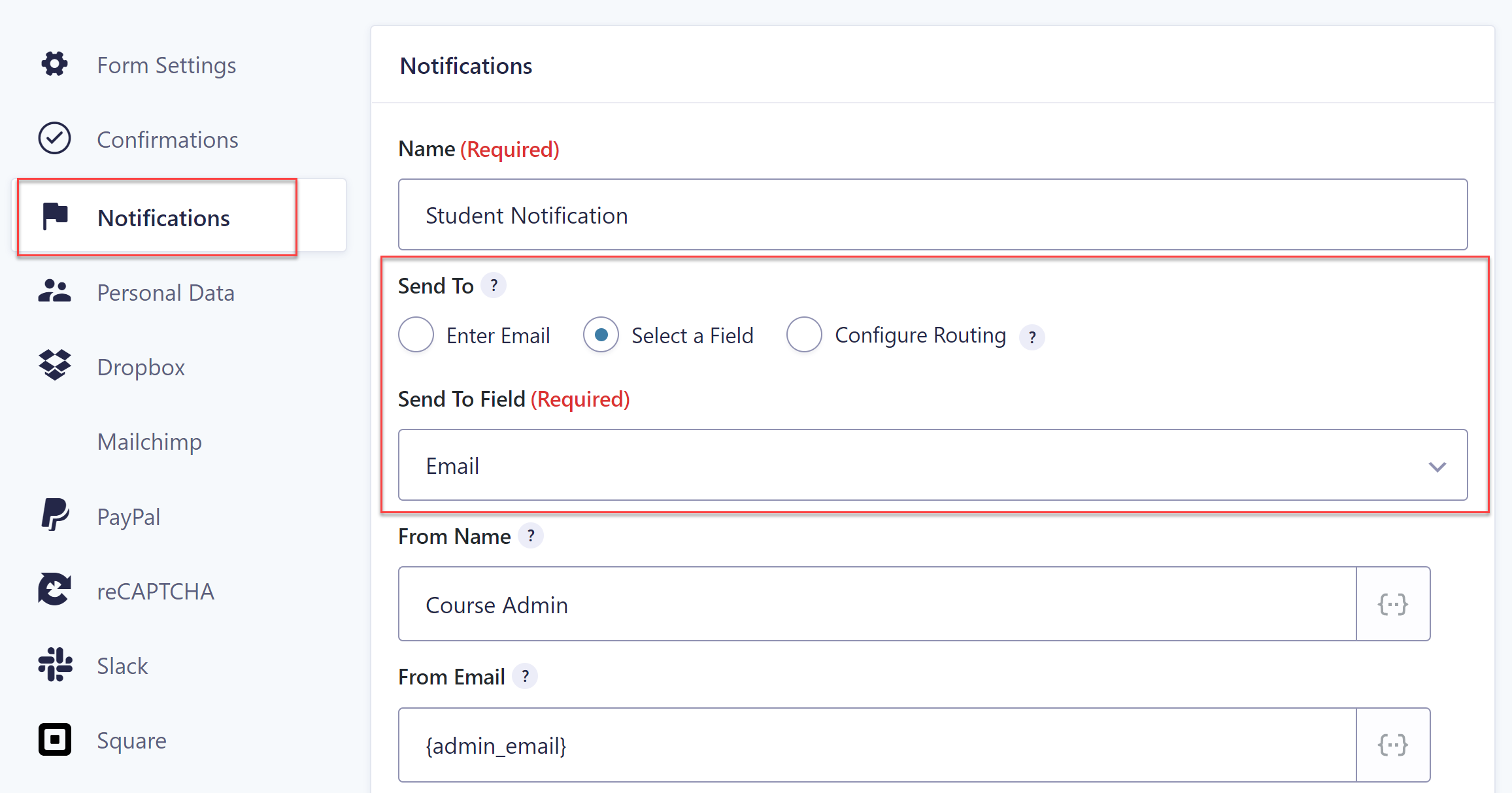 Notifications