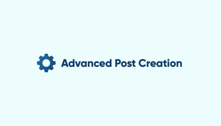 Advanced Post Creation