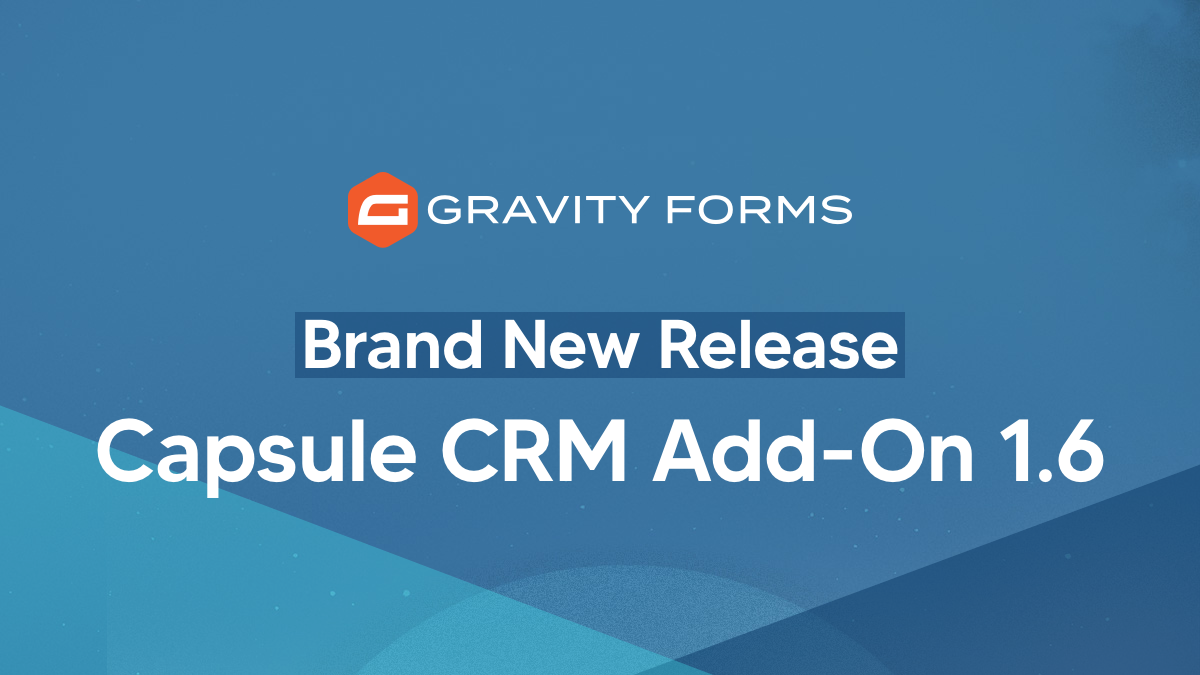 Capsule CRM Add-On 1.6