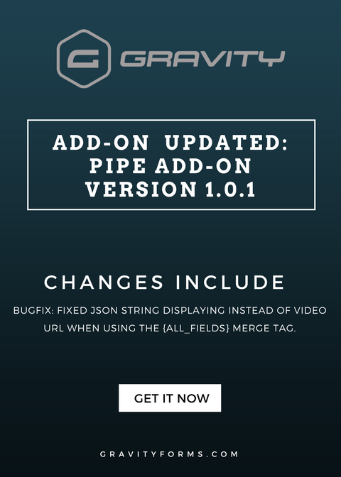 Pipe video recorder for WordPress add-on 1.0.1 released