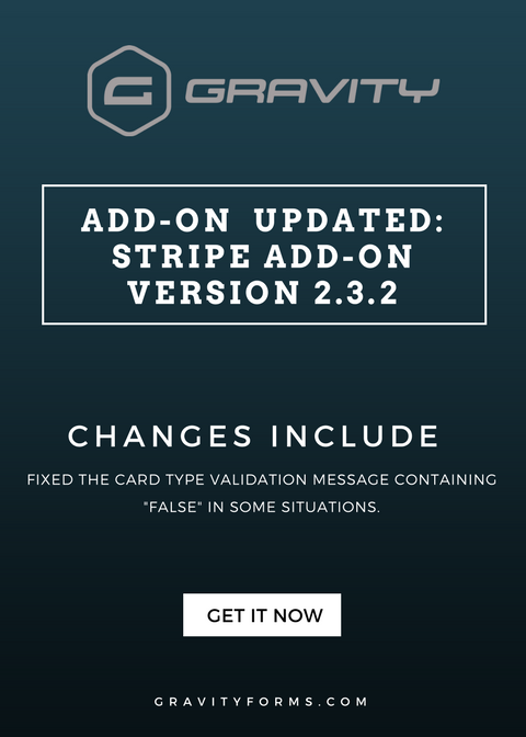 Stripe add-on updated to 2.3.2