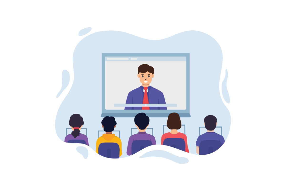 Podcast in Studio Vector Illustration Concept